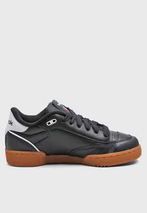 Tenis Lifestyle Negro-Blanco-Miel Reebok Classics Club C Bulc
