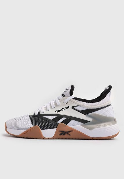 Tenis Training Blanco-Negro-Marrón Reebok Nano Court
