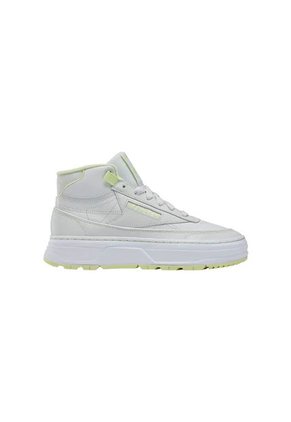 Tenis Mujer Reebok Club C Geo Mid - Blanco - Amarillo