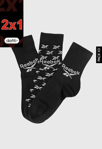 Medias X3 Reebok Negro Reebok