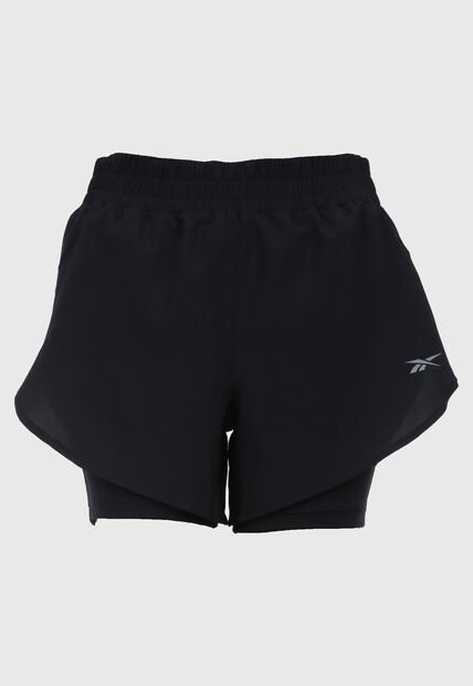 Short Reebok 2 In 1 Negro
