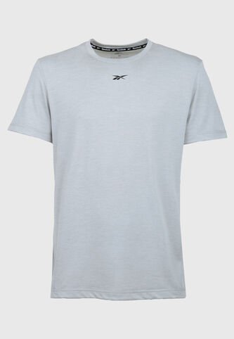 Camiseta Reebok Id Train Melange Gris Claro Reebok