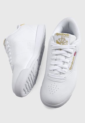 Tenis Lifestyle Blanco-Dorado Reebok Classics Princess