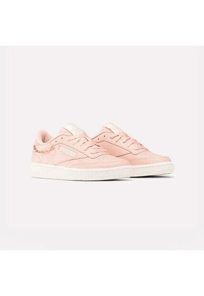 Tenis Reebok Mujer Club C 85 - Rosado - Rosado