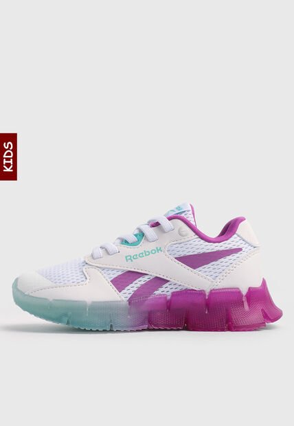 Tenis Running Reebok Zig N Glow 2 Elastic Lace Blanco