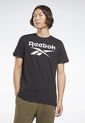 Camiseta Negro-Blanco Reebok Ri Big Logo de Reebok