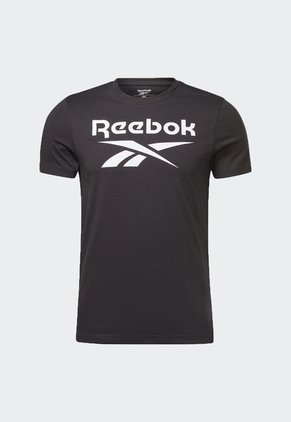 Camiseta Negro-Blanco Reebok Ri Big Logo