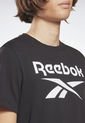Camiseta Negro-Blanco Reebok Ri Big Logo de Reebok