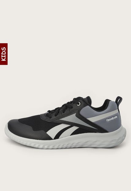 Tenis Running Negro-Azul Raf-Gris Reebok Kids Rush Runner 5