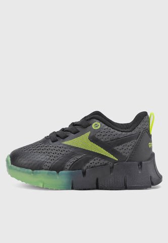 Tenis Running Reebok Zig N' Glow Elastic Lace Negro Reebok