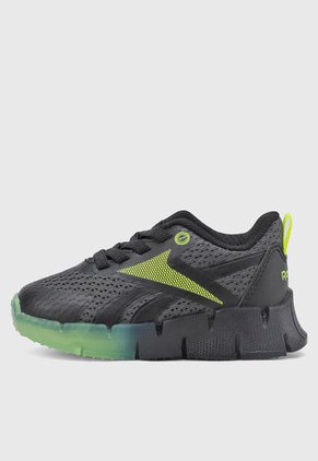 Tenis Running Reebok Zig N' Glow Elastic Lace Negro