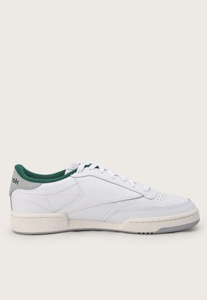 Tenis Lifestyle Blanco-Verde-Gris Reebok Classics Club C 85
