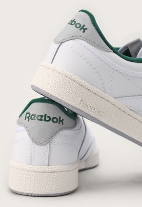Tenis Lifestyle Blanco-Verde-Gris Reebok Classics Club C 85