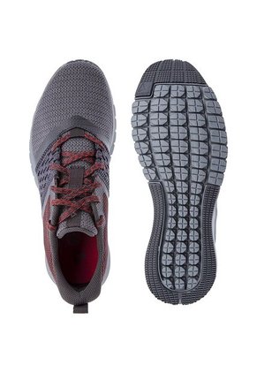 Running Gris-Rojo Reebok Print Lite Rush