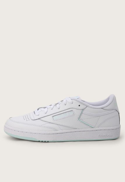 Tenis Lifestyle Blanco-Verde Menta Reebok Classics Club C 85