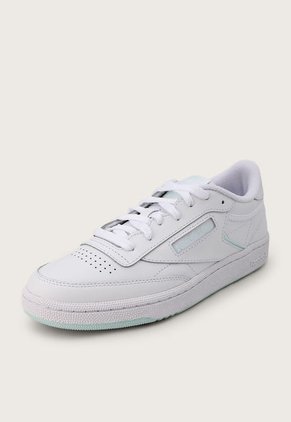 Tenis Lifestyle Blanco-Verde Menta Reebok Classics Club C 85