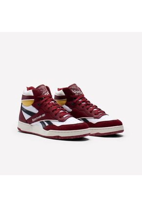 Tenis Hombre Reebok Bb 4000 Li Mid - Rojo-Blanco