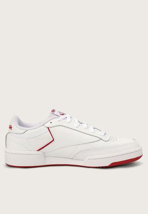 Tenis Lifestyle Blanco-Rojo Reebok Classics Club C 85