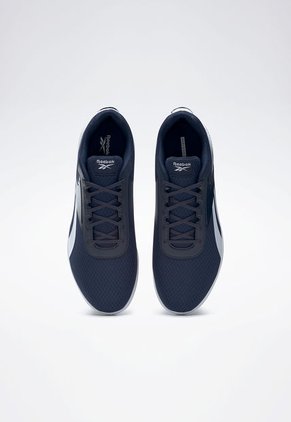 Tenis Walking Azul Navy-Blanco Reebok Stridium 2.0