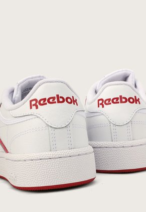 Tenis Lifestyle Blanco-Rojo Reebok Classics Club C 85