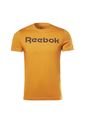Camiseta Training Reebok Linear Logo - Naranja-Negro de Reebok
