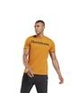 Camiseta Training Reebok Linear Logo - Naranja-Negro de Reebok