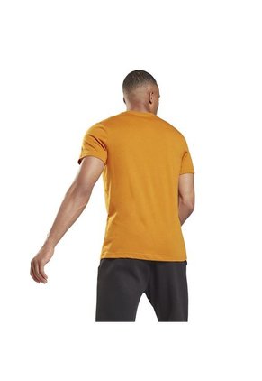 Camiseta Training Reebok Linear Logo - Naranja-Negro
