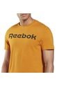 Camiseta Training Reebok Linear Logo - Naranja-Negro de Reebok
