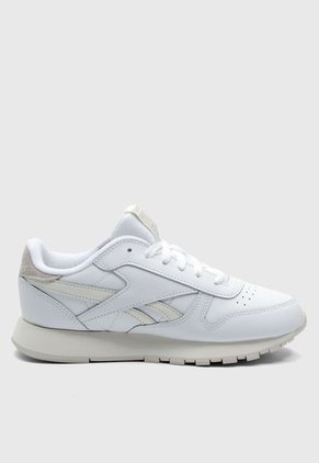 Tenis Lifestyle Blanco-Beige-Taupé Reebok Classics Classic Leather