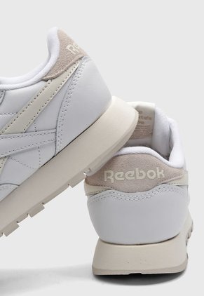 Tenis Lifestyle Blanco-Beige-Taupé Reebok Classics Classic Leather