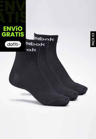 Medias X3 Reebok Active Core Negro Reebok