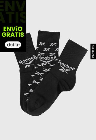 Medias X3 Reebok Negro Reebok