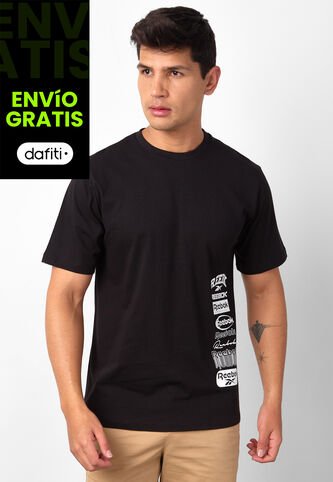Camiseta Reebok Franco Negro Reebok