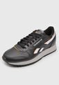 Tenis Lifestyle Negro-Gris-Naranja Reebok Classics Classic Leather Ripple de Reebok