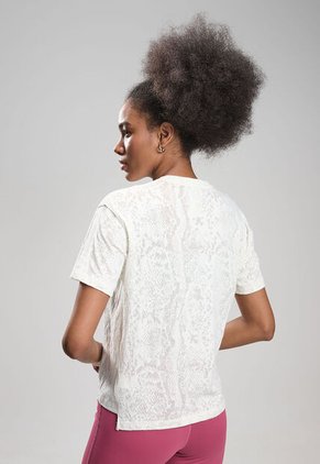 Camiseta Reebok Burnout Blanco