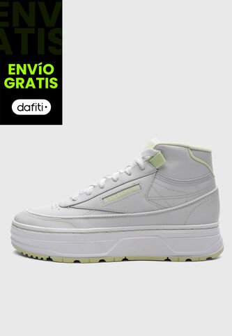 Tenis Lifestyle Reebok Club C Geo Mid Gris Claro Reebok