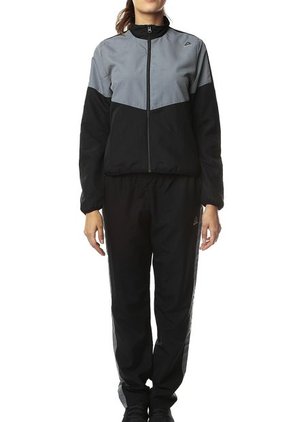 Sudadera  Gris-Negra Reebok El Ts Woven