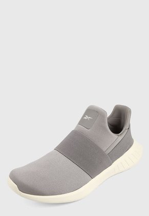 Tenis Running Gris-Blanco Hueso Reebok Lite Slip 2.0