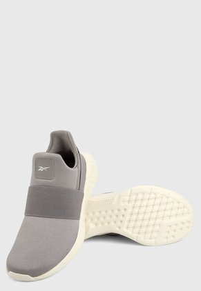 Tenis Running Gris-Blanco Hueso Reebok Lite Slip 2.0