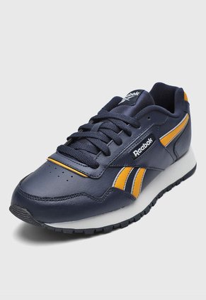 Tenis Lifestyle Azul Navy-Mostaza-Blanco Reebok Glide