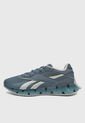 Tenis Running Azul Petróleo-Gris-Verde Reebok Zig Dynamica 4 de Reebok
