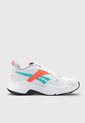 Tenis Running Blanco-Turquesa-Coral Neón Reebok Turbo Restyle de Reebok
