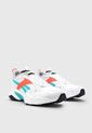 Tenis Running Blanco-Turquesa-Coral Neón Reebok Turbo Restyle de Reebok