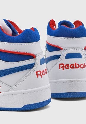 Tenis Lifestyle Blanco-Azul-Rojo Reebok Bb 4000 II Mid