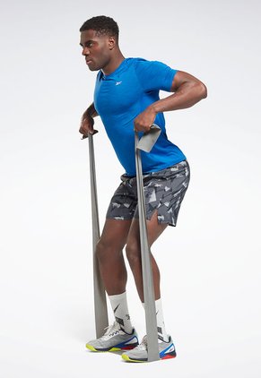 Pantaloneta Gris-Negro Reebok Graphic Speed 2.0