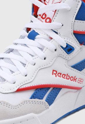 Tenis Lifestyle Blanco-Azul-Rojo Reebok Bb 4000 II Mid