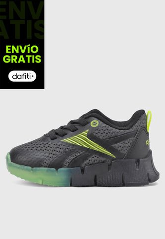 Tenis Running Reebok Zig N' Glow Elastic Lace Negro Reebok