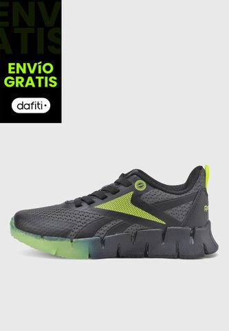 Tenis Running Reebok Zig N' Glow Elastic Lace Negro Reebok