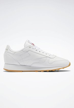 Tenis Lifestyle Blanco-Miel Reebok Classics Classic Leather.
