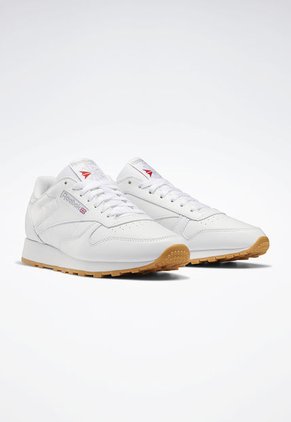 Tenis Lifestyle Blanco-Miel Reebok Classics Classic Leather.